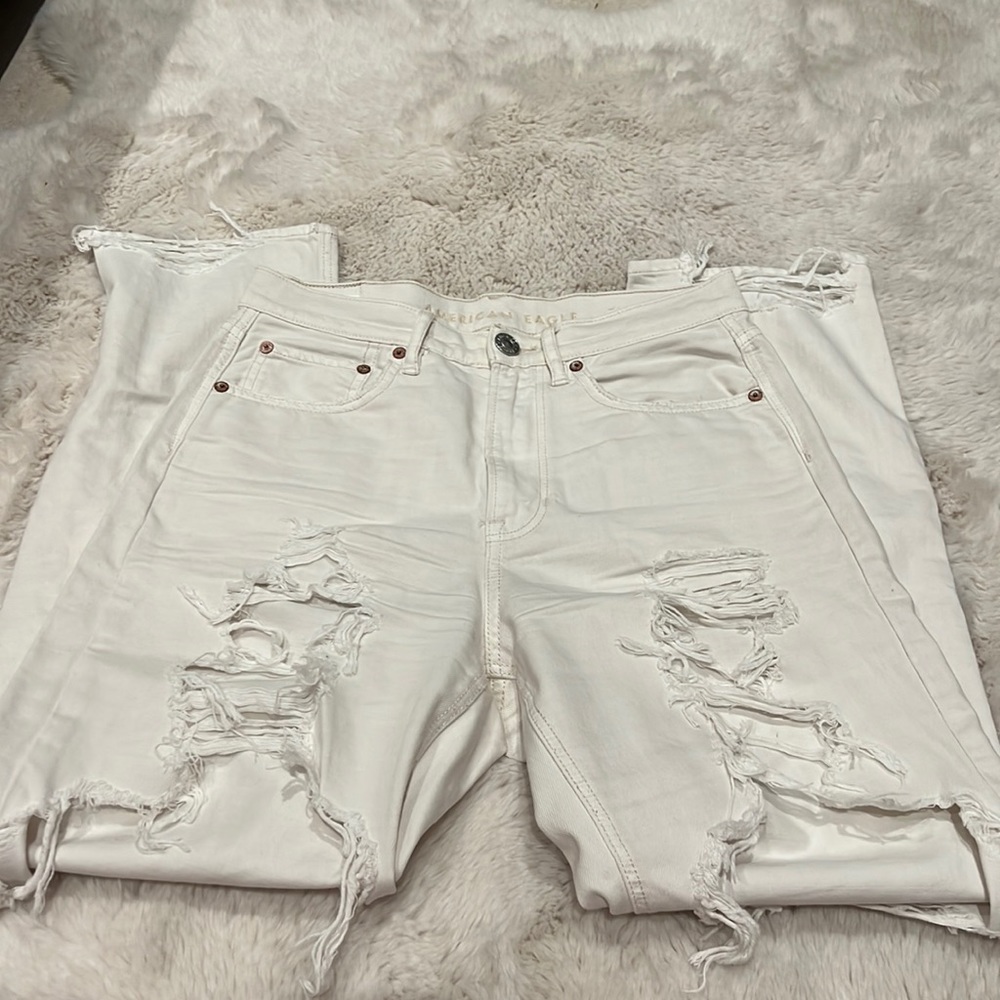 Ripped American eagle jeans